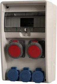 Ulisse kapcsolószekrény 12M 2x16A/5P, 3x230 IP65