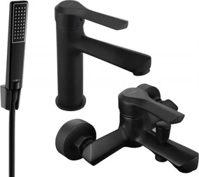 Mexen Sabre R72 fürdőkád szett, fekete - 72103R72-70