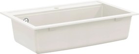 vidaXL Mosogató Fehér 795 x 505 mm Gránit