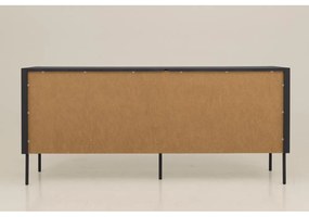 Switch fekete komód, 173 x 76 cm - Tenzo