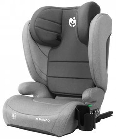 Gyerekülés állítható fejtámla, pohártartó ISOFIX 100-150cm I-size szürke