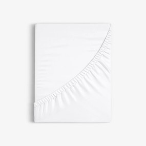 Goldea pamut gumis lepedő - fehér 180 x 200 cm