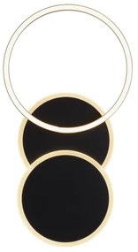 Leuchten Direkt 14116-18 - LED Mennyezeti lámpa SEVENT LED/25,5W/230V fekete