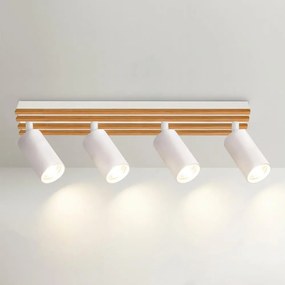 Brilagi - SELE WOOD 4xGU10/30W/230V spotlámpa, fehér/fa