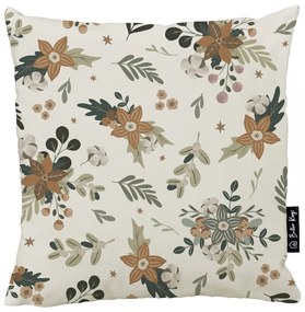 Párnahuzat karácsonyi mintával 45x45 cm Festive Flowers – Butter Kings