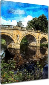 Vászonkép 80x120 Híd Tájkép Híd Folyó