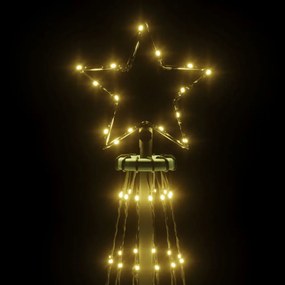 kúp alakú karácsonyfa 732 meleg fehér LED-del 160 x 500 cm