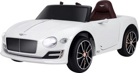 HOMCOM Gyerekautó Bentley GT Engedéllyel - Elektromos Gyerekautó Távirányítóval - 2 x 390 Motorral - Fehér - 108 x 60 x 43 cm | Aosom