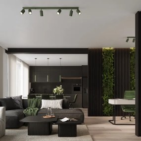 Brilagi - LED spotlámpa CRESTO 6xGU10/10W/230V zöld