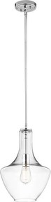 Kichler EVERLY KL-EVERLY-P-S-CH Függőlámpa 1x60W/E27