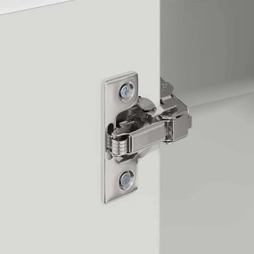 Függő szekrény polcokkal Riga Fehér 57 x 57 x 80 cm Faanyag