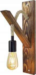 Aplik II fali lámpa barna