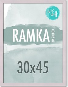 Képkeret 30x45 Képkeret Fotó 45x30 Mdf Púder Lila