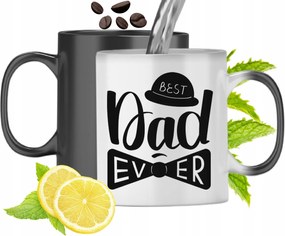 Mágikus Bögre Apukáknak Színváltós Nyomtatott Fotóval