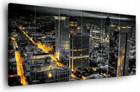 Vászonkép Város Éjszaka New York Vászon Fal 6 Részes Hálószoba 180x100