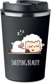 Prémium termo bögre Sheeping Beauty Bárány mintával 350ml 0,35l KT_025