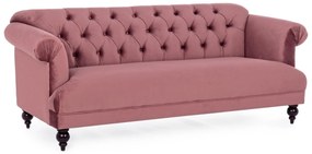 BLOSSOM antik rózsaszín 3 személyes kanapé