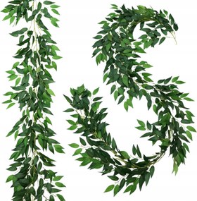 2 darabos mű Ruscus füzér dekoráció otthonra, esküvőre, erkélyre