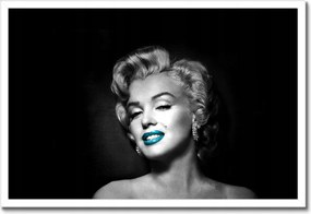 Poszterek keretben 60x40 Marilyn Monroe szájjal