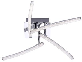 Leuchten Direkt 11291-17 - LED Felületre szerelhető csillár SIMON 4xLED/3W/230V fényes króm