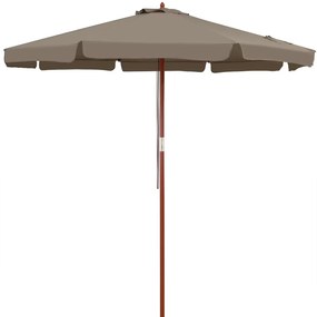 Kingsleeve® Kerti napernyő Ø 330 cm - taupe