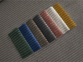 Szürke kordbársony kanapé 250 cm Tina – Bobochic Paris