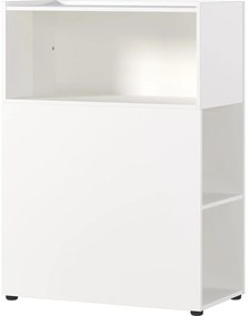 Fehér könyvespolc 80x120 cm Mailand – Germania