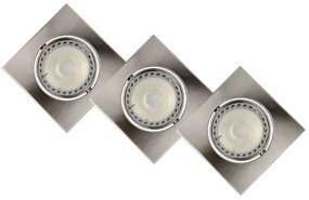 Lucide 11002/15/12 - KÉSZLET 3x LED Függesztett mennyezeti lámpa FOCUS 1xGU10/5W/230V króm