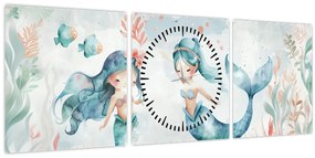 Kép - Sellők (órával) (90x30 cm)