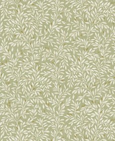 Zöld Tapéta Flizelin Növényi Motívum Apró Levelek