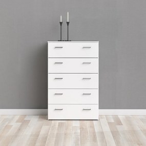Fehér magas komód 74x115 cm Space – Tvilum