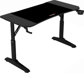 NERO karbon gamer asztal 160 × 60 cm