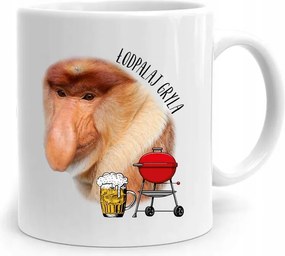 Vicces Bögre Hordozó Janusz Lengyel Lángoló Grill nyomott mintával