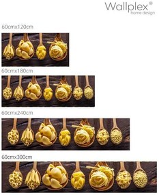 Wallplex falburkoló konyhapanel Tészta fakanál (Méret: Óriás 60x300)