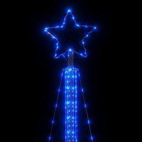 kék LED karácsonyfa 525 LED 302 cm