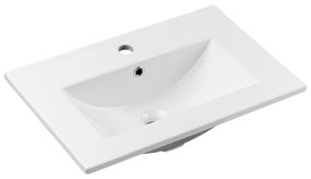 COMAD UM-2060RB DANCE 60-DP - Beépíthető DANCE mosdó 62x40 cm matt fehér