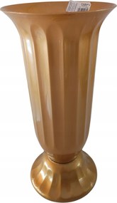 Flakon Váza Agata 3 Új Közepes 37,6 Arany Átmérő 17cm Virágtartó