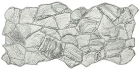 3D PVC falpanel Grafit homokkő mintás