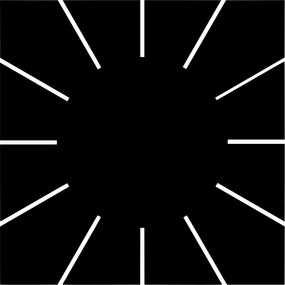 Tányéralátétek 4 db-os asztali dísz szett Vágott négyzet