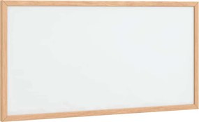 vidaXL mágneses fehértábla tömör fenyőfa kerettel 60x30 cm