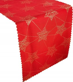 Foltálló Futópad Karácsony Piros Arany Csillagok 40x80 cm