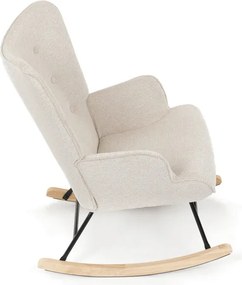 Hintaszék, bézs, szövet, AK-373 CRM2