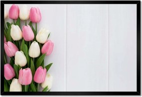 Poszterek keretben 60x40 Finom tulipánok