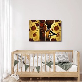Egy ősi művészeti festmény képe (90x60 cm)