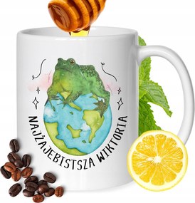 Bögre Viktória Barátnőknek Ajándék Nyomtatott Fehér 330ml