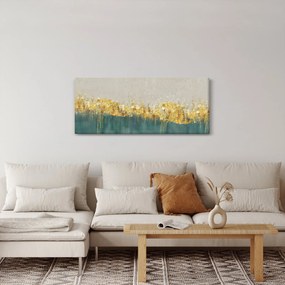 Kép - Textúra arany díszítéssel (120x50 cm)
