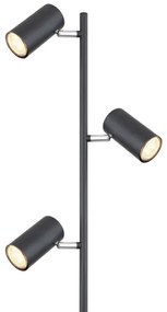 Globo 57910SB - Állólámpa ROBBY 3xGU10/5W/230V fekete