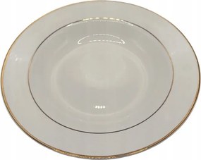 Mintás mélykerámia tányér 22 cm dekoratív