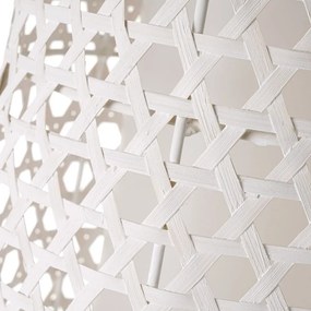 Krémszínű állólámpa bambusz búrával (magasság 88 cm) – Casa Selección