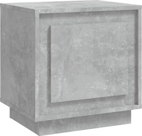 vidaXL betonszürke szerelt fa éjjeliszekrény 44 x 35 x 45 cm